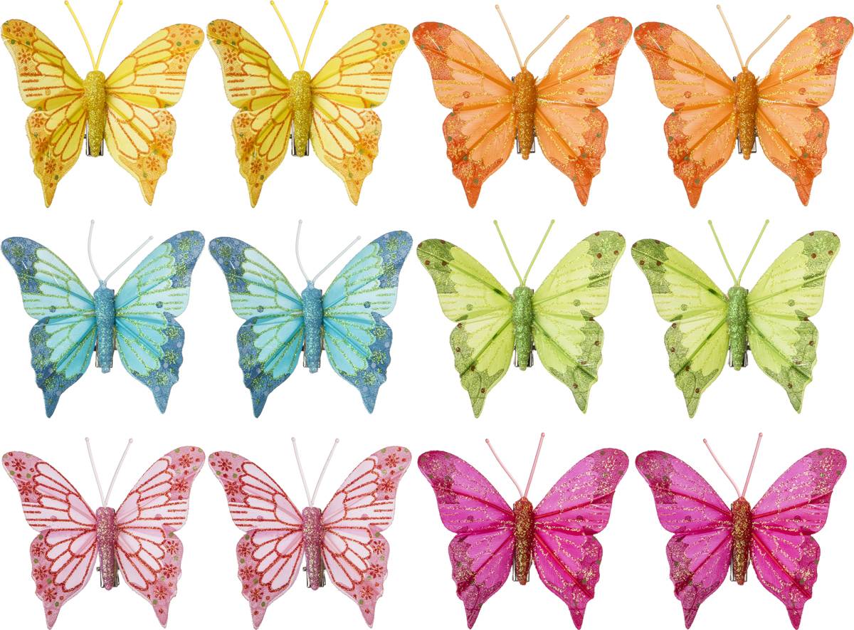 Бабочки для вырезания цветные